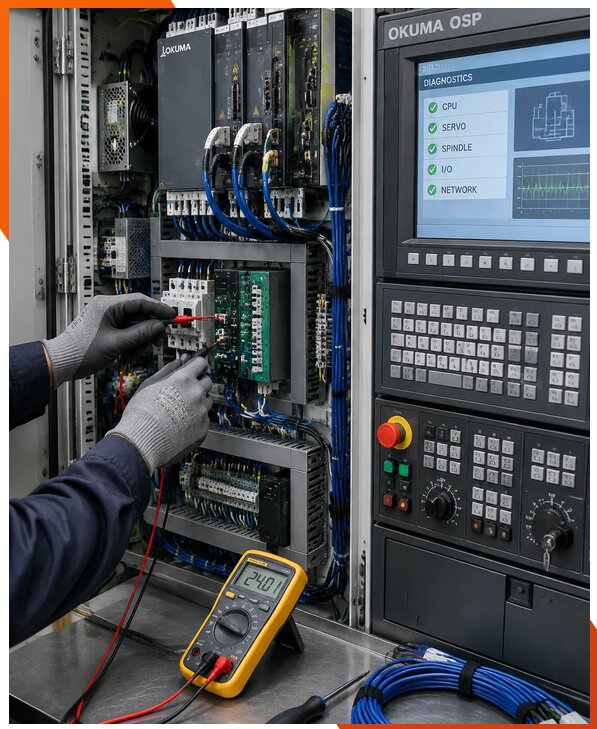 Ремонт систем ЧПУ Okuma OSP в Симферополе
